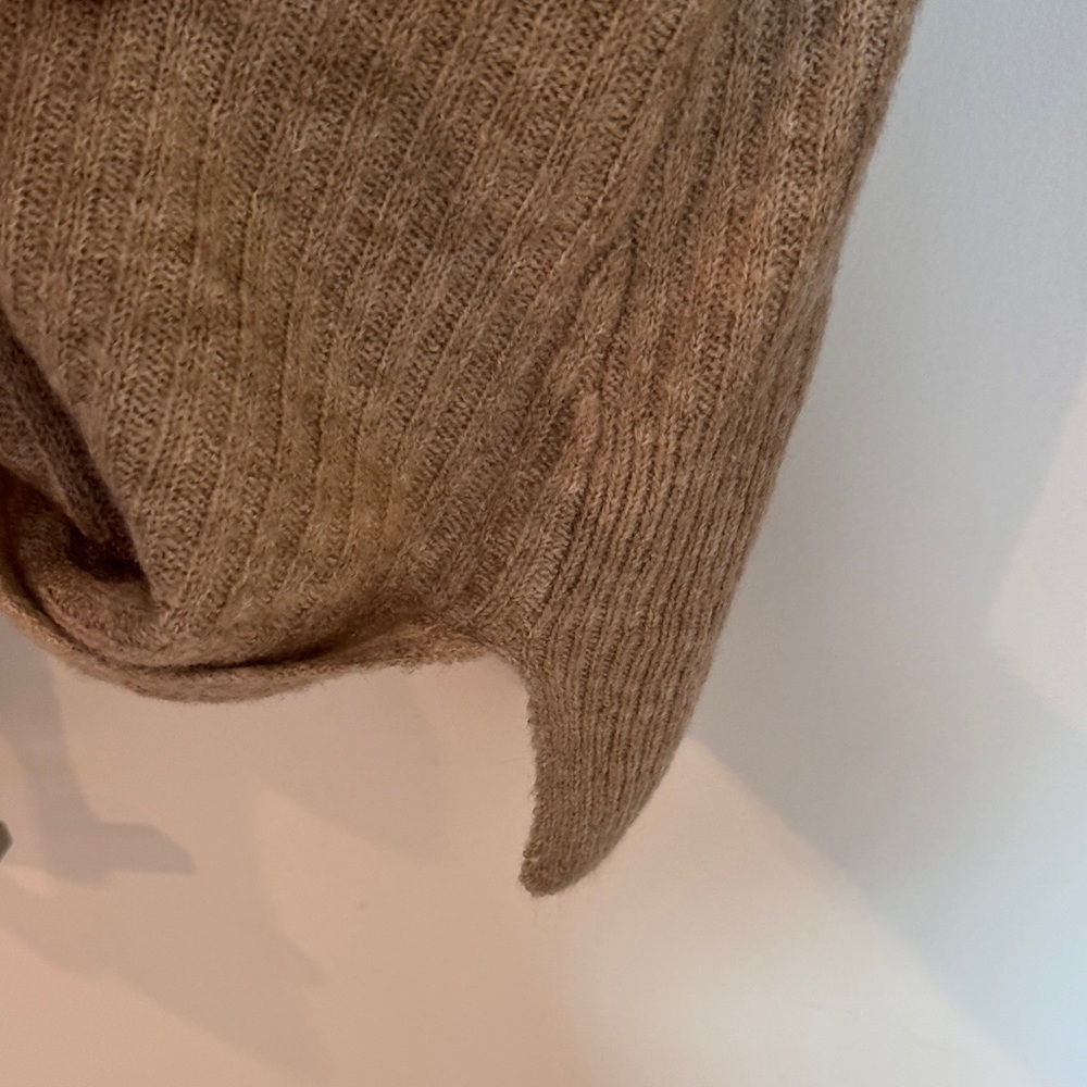 Max Studio Tan Ribbed Cardigan - Picture 6 of 7